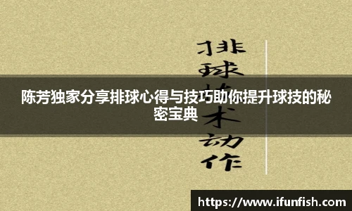 陈芳独家分享排球心得与技巧助你提升球技的秘密宝典